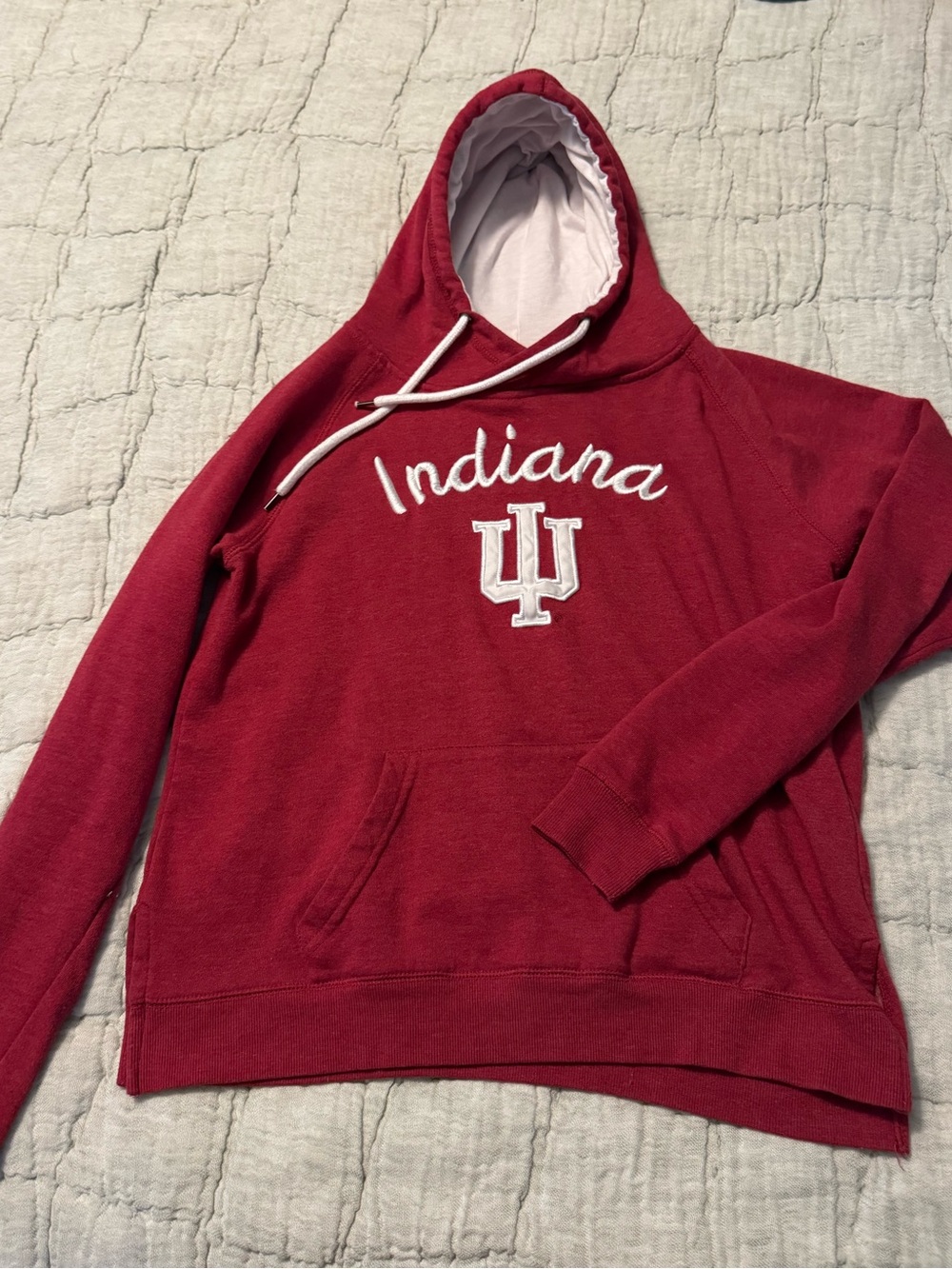 Colosseum Women's Crimson Indiana Pullover Hoodie
